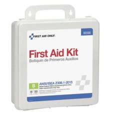 50-Person, 199-Piece ANSI Class B Weatherproof First Aid Kit Plastic Box