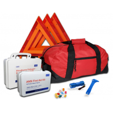 NEMT DOT OSHA Compliant Kit with 10 Person ANSI First Aid Kit No Fire Extinguisher