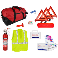 USKITS Advanced NEMT DOT OSHA Compliant Kit with 25 Person ANSI Compliant First Aid Kit