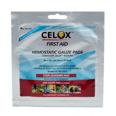 Celox 8x8 inch Hemostatic Gauze pads- Stop  the Bleed! DHS Approved!