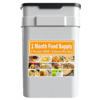 1 Month Emergency Food in a bucket 1 Person/2000+ Calories Per Day