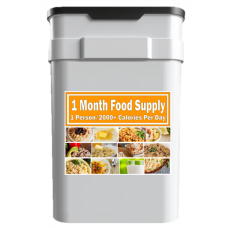 1 Month Emergency Food in a bucket 1 Person/2000+ Calories Per Day
