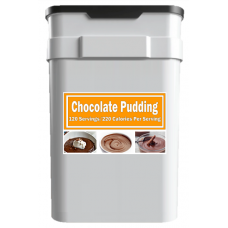Chocolate Pudding Up to 25 Years Shelf Life