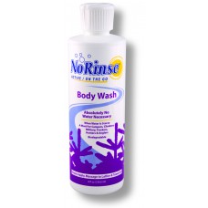 No Rinse Body Wash - 8oz Bottle- No Water Needed!- Case of 24