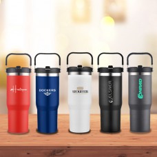 30 oz Travel Mug with Built-In Carrier