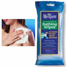 No Rinse Bathing Wipes - 8oz Bottle- No Water Needed!- Case of 24