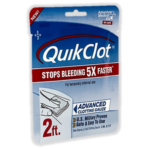 QuikClot Hemostatic Gauze 3in x 2ft