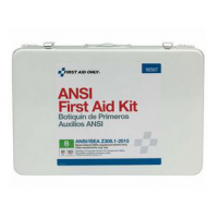 50-Person, 199-Piece ANSI Class B Weatherproof First Aid Kit Plastic Box