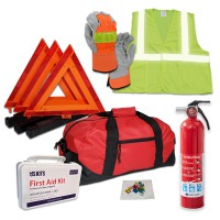 USKITS DOT Hi-Viz Kit with 2.5lb 1A10BC Fire Extinguisher