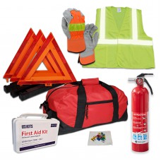 USKITS DOT Hi-Viz Kit with 2.5lb 1A10BC Fire Extinguisher