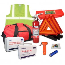 USKITS Advanced NEMT DOT OSHA Compliant Kit with 1A10BC Fire Extinguisher