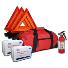 USKITS NEMT DOT OSHA Compliant All-in-One Kit with 25 Person ANSI First Aid Kit