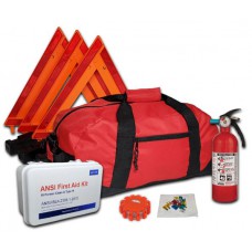 USKITS DOT Essential OSHA ANSI Compliant Kit with LED Flare 