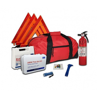 USKITS DOT OSHA ANSI Compliant Kit with Rechargeable Fire Extinguisher