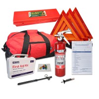 USKITS DOT Compliant Kit with Vehicle Inspection Reports and Tire Gauges