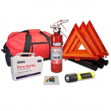 USKITS DOT Compliant Kit with US Made ABC Fire Extinguisher and Intrinsically Safe Flashlight 