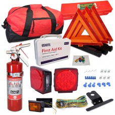 USKITS DOT Compliant Kit for Truck or Tractor with Trailer Light Kit