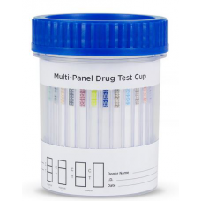 12 Panel CLIA Drug Test CUP Kit with Adulterants- Set of 25- Morphine, Benzodiazepines, Buprenorphine, and MORE