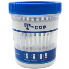 10 Panel CLIA Drug Test T-Cup Kit- Set of 25- Amphetamines, Benzodiazepines, Methadone, Opiates, and MORE