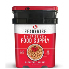 120 Serving ReadyWise Breakfast Only- Up to 25 Years Shelf Life- Free Shipping!