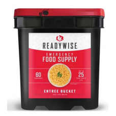 60 Serving ReadyWise Bucket Entrees Only- Up to 25 Years Shelf Life- Free Shipping!