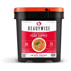 60 Serving Bucket Entrees Only- Up to 25 Years Shelf Life- Free Shipping!