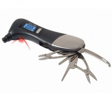 Safety Hammer Multi-Tool with Digital Tire Gauge