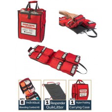 Public Access Individual Bleeding Control Kit-8 Pack- Nylon Packs