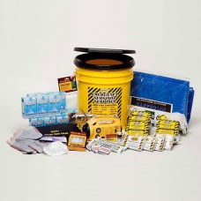 5 Person Deluxe Office or Family Emergency Kit - Now with Mayday Pouch Water