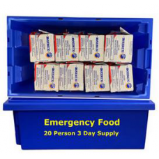 20 Person Emergency Food in Stackable Container