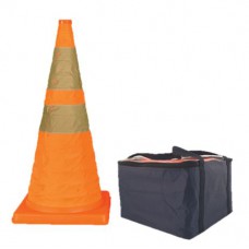 5 Piece 28" Collapsible Safety Cone MUTCD Compliant