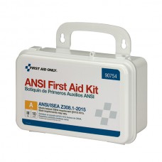 10 Person Bulk ANSI-2015 Class A Weatherproof First Aid Kit Plastic