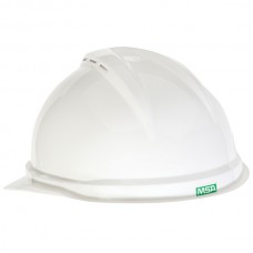 MSA V-Gard® 500 Cap w/ 6-Point Fas-Trac® Suspension, White