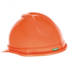 MSA V-Gard® 500 Cap w/ 6-Point Fas-Trac® Suspension, Hi-Vis Orange