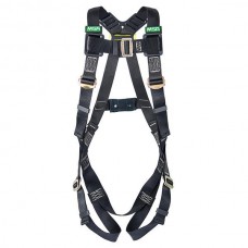 MSA Workman® Arc Flash Full-Body Harness w/ Web Loop, Standard, Black, 1/Each