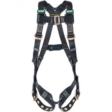 MSA Workman® Arc Flash Full-Body Harness w/ Web Loop, X-Large, Black, 1/Each