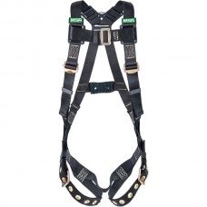 MSA Workman® Arc Flash Full-Body Harness w/ D-Ring, Standard, Black, 1/Each