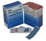 Metal Detectable Light Woven Fabric Bandages, 1" x 3", 50/Box
