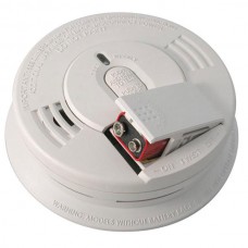 Kidde Interconnectable AC/DC Smoke Alarm w/ Battery Backup, Front-Loading Battery Door, Smart Hush, Silent Hush, & Alarm Mem