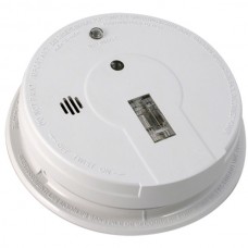 Kidde Interconnectable AC/DC Smoke Alarm w/ Battery Backup, Exit Light, Smart Hush, Silent Hush, & Alarm Memory (Ionization)