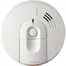 Kidde Interconnectable AC/DC Smoke Alarm w/ Front Loading Battery Door, Smart Hush, Silent Hush, Alarm Memory, & 360° Mounti