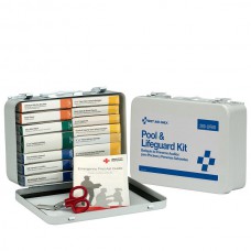 16-Unit Pool & Lifeguard Weatherproof First Aid Kit