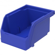  Hang, Stack, & Nest Bin, 5 3/8"L x 3"H x 4 1/8"W, Blue, 1/Each