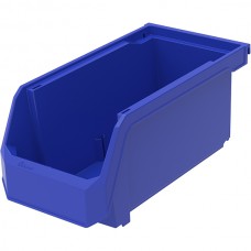  Hang, Stack, & Nest Bin, 10 7/8"L x 5"H x 5 1/2"W, Blue, 1/Each