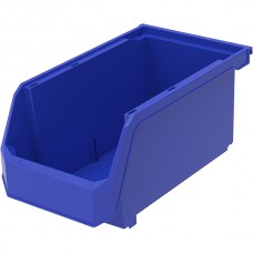  Hang, Stack, & Nest Bin, 14 3/4" x 7"H x 8 1/4"W, Blue, 1/Each