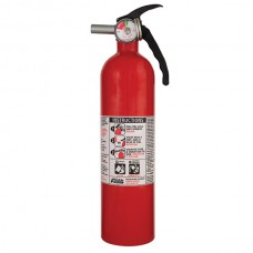 Kidde 2.75 lb BC FX10K Fire Extinguisher w/ Metal Valve & Plastic Strap Bracket (Disposable)