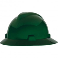 MSA V-Gard® Slotted Hat w/ Fas-Trac® Suspension, Green