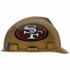 MSA Officially Licensed NFL® V-Gard® Caps, San Francisco 49ers, 1/Each