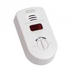 Kidde Plug-In AC/DC CO Alarm w/ Digital Display, Hush, & Event Memory- Set of 6