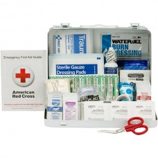 25-Person ANSI A Weatherproof First Aid Kit, Metal, 1/Each